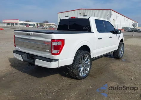 2021 Ford F-150 Platinum z USA, uszkodzony, nr VIN 1FTFW1E51MFA65834
